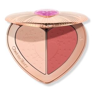 ✨ NEW Charlotte Tilbury Pillow Talk Beauty Soulmates Brighten & Blush Powder Duo